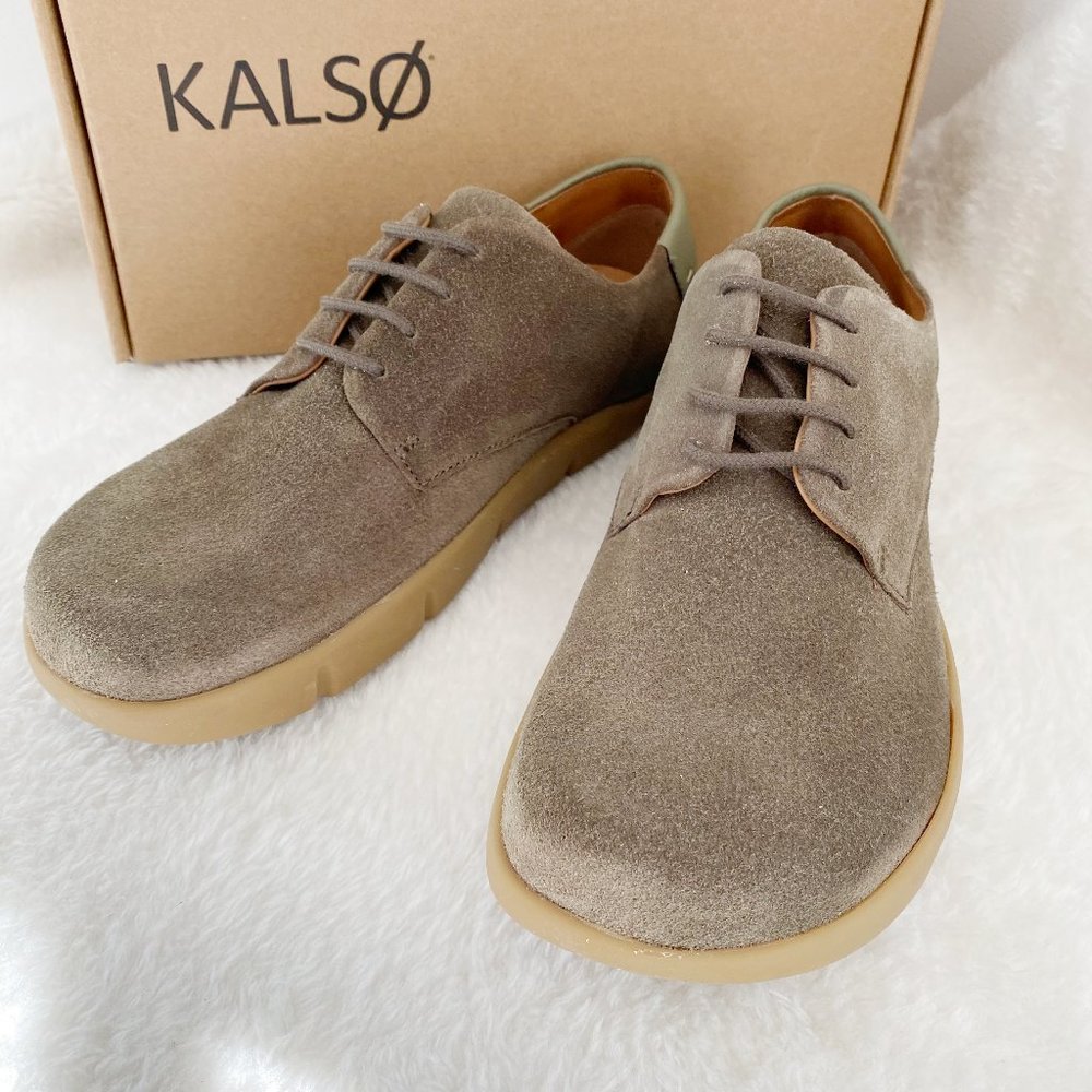 Kalso Men's Earth Shoes, Dawson Suede Green, Size 10